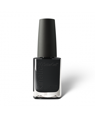 Kinetics SolarGel Nail Polish Jet Black #188 / طلاء أظافر من كينتيكس سولار جيل جيت بلاك  #188