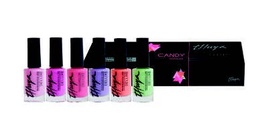 [12820006] Deluxe Nail Polish Kit / Candy Colors (6Units) / مجموعة طلاء أظافر فاخرة  / كاندي كولور (6 وحدات) 
